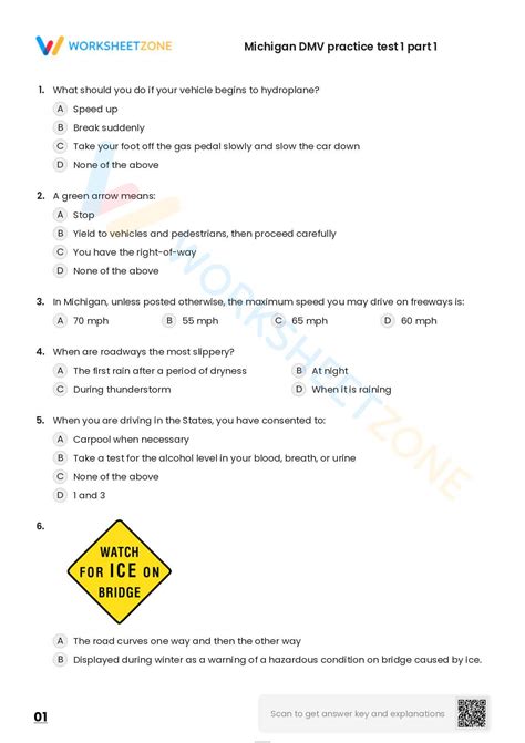 Free Printable Alaska DMV Practice Test Part Worksheet, 59% OFF
