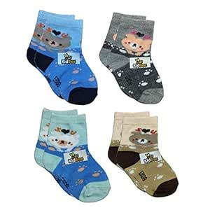 Kidbee Babies Ankle Lenth Cotton Soft for Baby Boys & Girls Cute ...