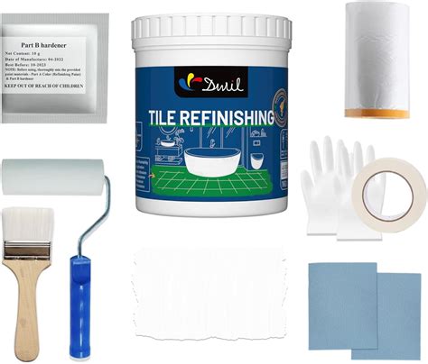 Amazon.com: DWIL Tub and Tile Refinishing Kit - Odorless DIY Sink ...