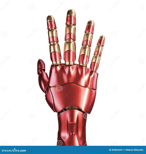 Iron Man Hand Colour