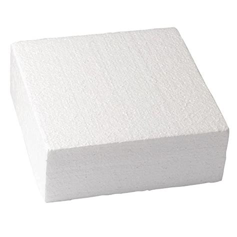 Buy OM KRAFT Styrofoam Square Cake Dummy, 10X4 Inch by Omkraft Online ...