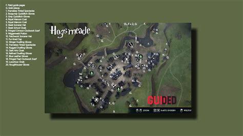 Field Guide Pages Hogsmeade Map at Hamish Payne blog