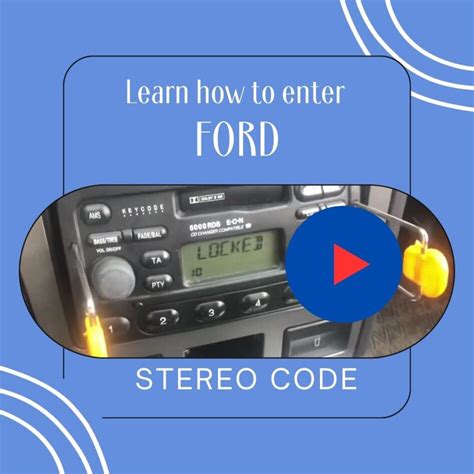 Image result for Ford Connect Radio Code