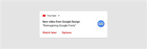 Image result for Notification Design Android Material 3