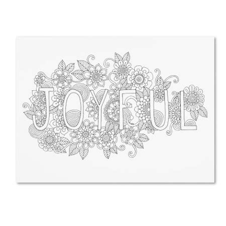 Trademark Fine Art Hello Angel 'Letters & Words 7' Canvas Art, 35x47 ...