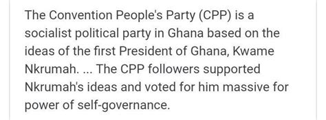 Three reasons why the convention people party won the first general ...