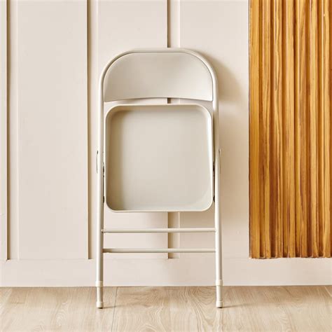 Buy Fiji Metal Folding Chair - Beige from Home Centre at just INR 1499.0