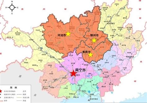 求广西柳州地图-