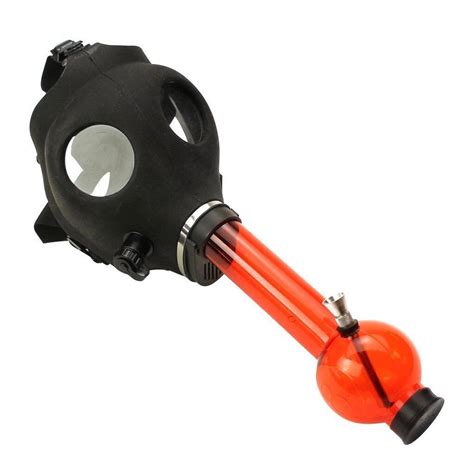 Acrylic Gas Mask Bong– CaliConnected