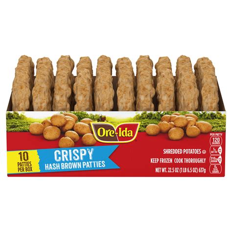 Crispy Hash Brown Patties, Shredded Potatoes | ORE-IDA | Products - Heinz®