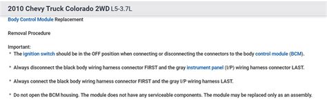 Resetting Body Control Module 的图像结果