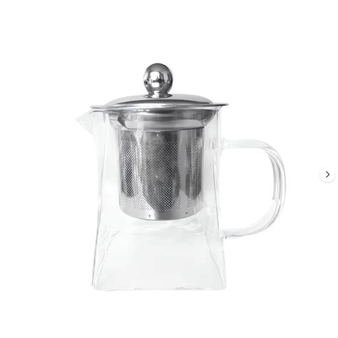 Uutvmp Glass Teapot with Removable Stainless Steel Infuser ...