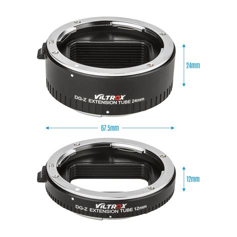 Buy Viltrox DG-Z Automatic Macro Extension Tubes 12mm 24mm Full Frame ...