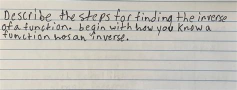 Image result for Step by Step in Solving Inverse Functions