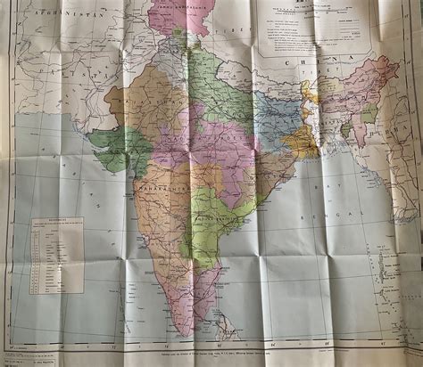 POLITICAL MAP OF INDIA Scale 1" = 70 miles SURVEY OF INDIA by map ...