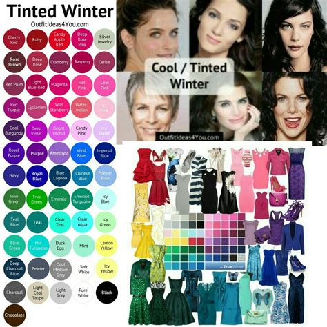 Cool Winter Color Palette Outfits