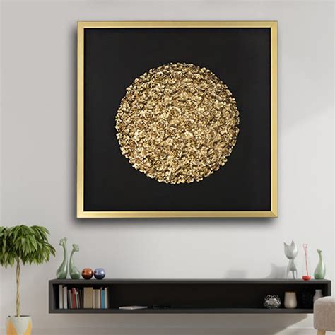 Kyoto Gold Effect Shadow Box Wall Decoration Piece – Dekor Company
