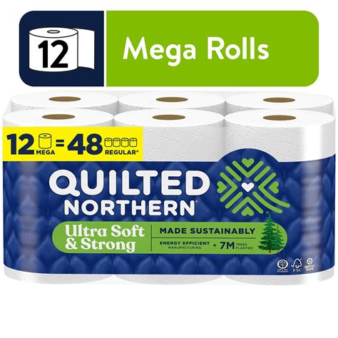 Quilted Northern Ultra Soft & Strong Bathroom Tissue, Premium Soft ...