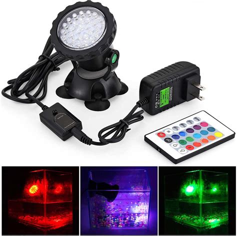 Pond Lights LED Underwater 3.5W, Submersible Swimming Pool Lights with ...