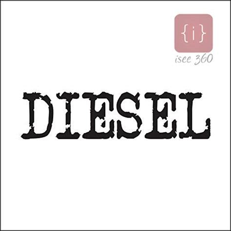 isee360 Addict Diesel Sticker for Car Fuel Lid Vinyl Die Cut Black ...