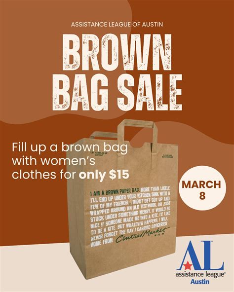 Assistance League of Austin | Austin Thrift Store | 📢 BROWN BAG SALE ...