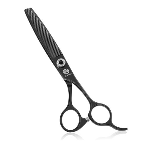Purple Dragon 6.5" 55 Tooth Professional Pet Grooming Scissors - Dog ...