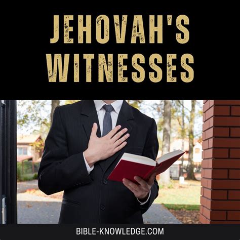 What Are Jehovah's Witnesses