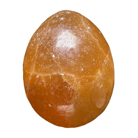 Yellow Calcite Egg – CrystalCaveIndia