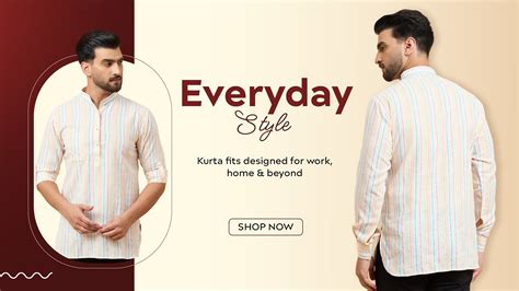 Mens Stylish Ethnic Wear Stand Collar Full Sleeve Kurta Pajama