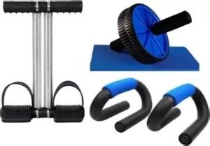 SHAP full body workout tummy trimmer, ab wheel pudhup bar Fitness ...