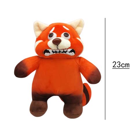 Buy 23cm Kawaii Turning Red Panda Plush Doll Toys Spinning Panda Cute ...
