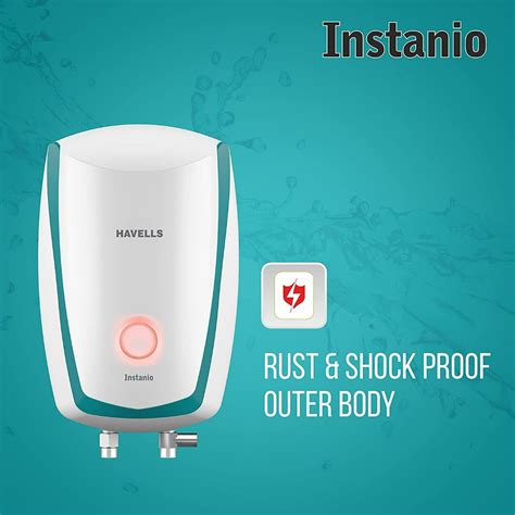 Havells 3.0 L GHWAIAPWB003 Instanio Instant Water Heater (White & Blue ...