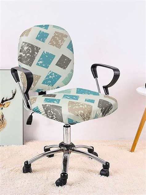 Cortina Computer Desk Seat Covers | Stretchable Elastic Polyester ...
