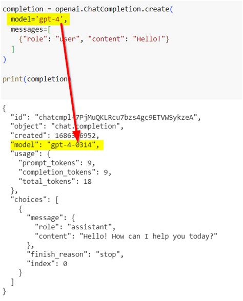 Image result for GPT 4 Model Name API