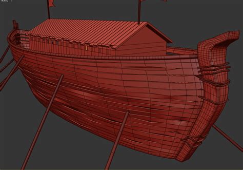 low poly noah ark 3D model | CGTrader
