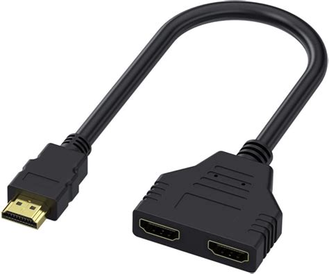 RIIPOO HDMI Splitter 1 in 2 Out - Male to Dual HDMI India | Ubuy