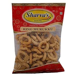 Sharva's Snacks - Ring Murukku, 170g : Amazon.in: Grocery & Gourmet Foods