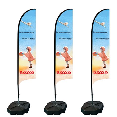Kawa Display Custom Beach Flag and Banner Stand/Advertising Bow Banners ...