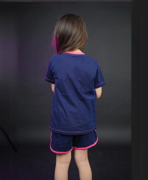 Maasi's Little Princess Print Half Sleeves T-Shirt & Shorts Set for ...