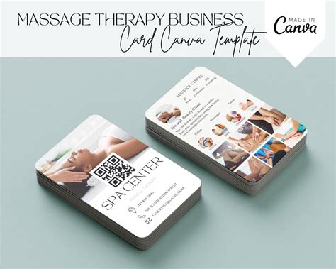 Massage Therapy Business Card Templates - Ablebionics