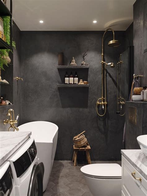 Dark Gray Bathroom Tile 2023 Tile Trends: Darkening | Why Tile