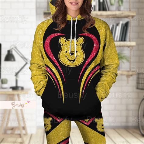 Pooh Bear Hoodie, Winnie the Pooh Leggings, Cute Pooh Hoodie, Disney ...