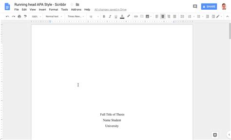 Running Head Tutorial APA 的图像结果