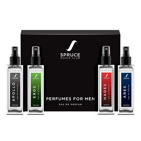 Buy Spruce Shave Club Perfume Set For Men (Pack of 4) | Long Lasting ...