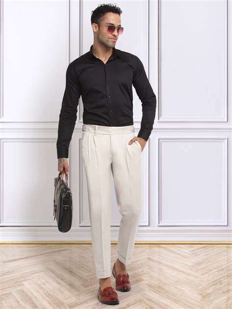 Italian Style Formal Gurkha Pant-Cream – KLOTTHE®