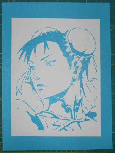 Chun Li Stencil by WafflesPlox on DeviantArt