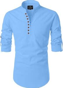 Nofilter Men Solid Straight Kurta - Buy Nofilter Men Solid Straight ...