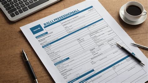 The Power of Professional Bill Templates