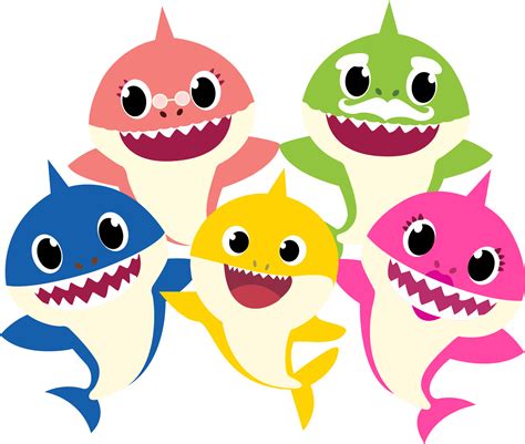 Baby Shark, Family, Ocean, Swim, Song PNG