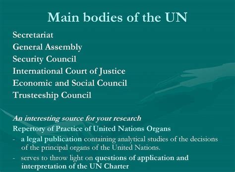 Analyse the role and responsibilities of "The International ...